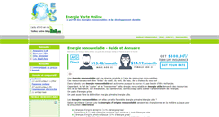 Desktop Screenshot of energies-renouvelable.com