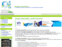 Tablet Screenshot of energies-renouvelable.com